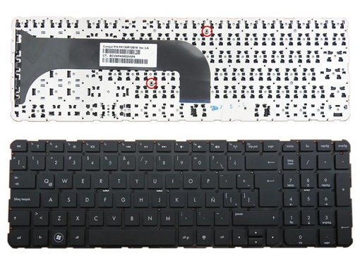 TECLADO PARA PORTÁTIL HP PAVILION M6-1000 NEGRO SIN MARCO LATINO