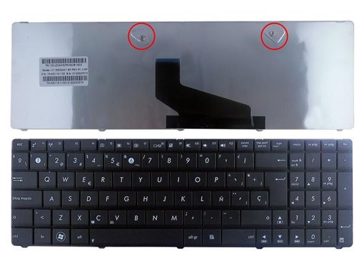 TECLADO PARA PORTÁTIL ASUS A53U A53B A53T SERIES V118502AK1 MP-10A76E0-6983 SN7114