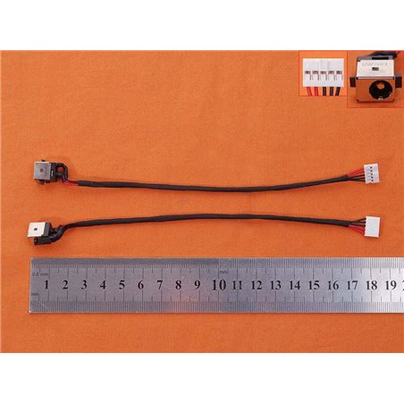 CONECTOR DC JACK CON CABLE PARA PORTÁTIL HP ENVY M6 M6-1000 SERIES 689145-SD1 PJ593