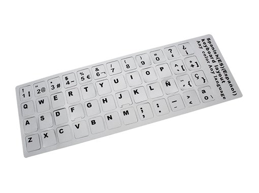 Pegatinas teclado español de segunda mano por 3 EUR en Guadalajara