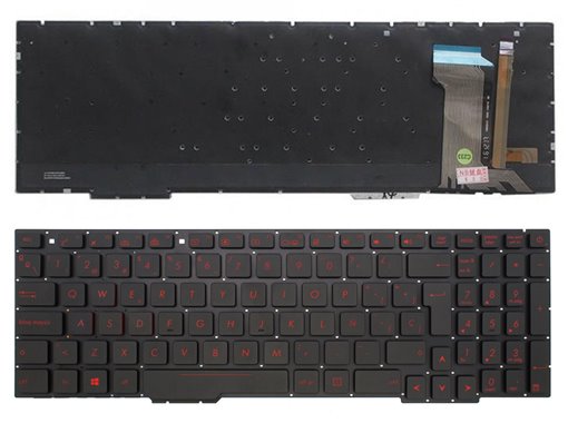 TECLADO PARA PORTÁTIL ASUS ROG GL753 GL753V GL753VE GL753VD