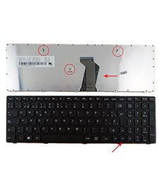 Teclado para LENOVO G500 G505 G510 Negro Marco Negro WIN8 OEM