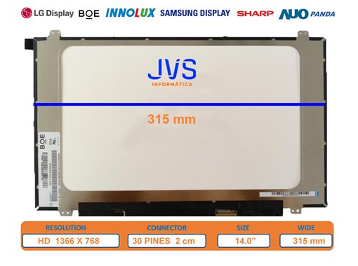 Bildschirm B140XTN07.1 HW0A glänzend 14.0 zoll [Neu]