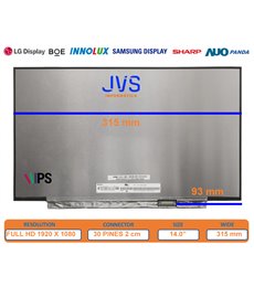 HSD140PUW1-A00-0299 Matte FullHD 14.0" Screen [New]