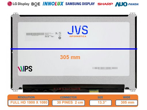 Tela B133HAN06.1 HW0A Mate 13.3 polegadas [Novo]