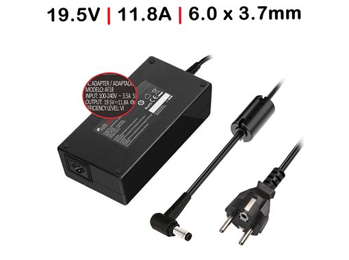 CARREGADOR PARA LAPTOP ASUS G752VT G751 G750J GL702VM GL502VM GL502VS 19.5V 11.8A 230W 6.0x3.7mm