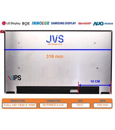 Pantalla NV140FHM-N4U  Mate 14.0 pulgadas [Nueva]