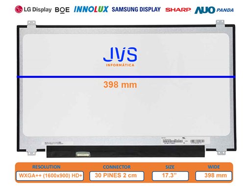 Pantalla NT173WDM-N21 Mate 17.3 pulgadas [Nueva]