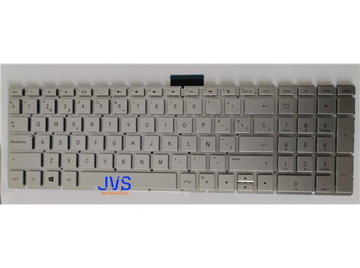 Teclado para computador portátil HP 15-BS036 em GRIS