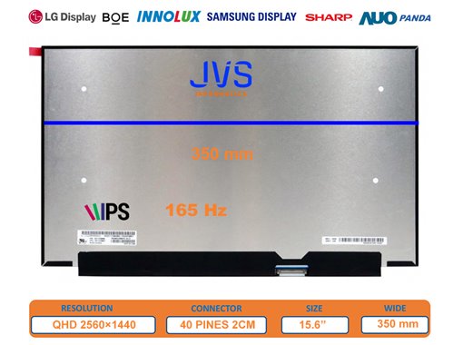 Ecran  NE156QHM-NY5 40 pin 165Hz QHD IPS Mate