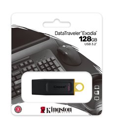 DTX/128GB Pendrive/Memória USB Kingston DataTraveler Exodia 128GB USB 3.2