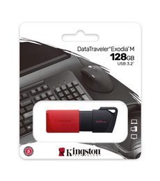 DTXM/128GB Pendrive/Memória USB Kingston DataTraveler Exodia M 128GB USB 3.2 Alta Velocidade