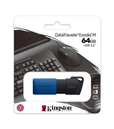 DTXM/64GB Clé USB/Flash Drive Kingston DataTraveler Exodia M 64GB USB 3.2 Haute Vitesse