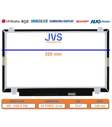 Pantalla  HSD140PHW4-B  Brillo HD 14 pulgadas