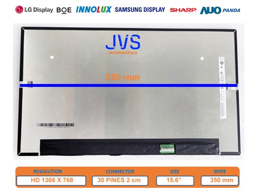 Tela NT156WHM-N4T Fosco HD 15,6 polegadas