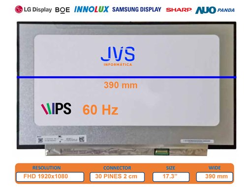 Tela NV173FHM-N4G Mate 17.3 polegadas [Novo]